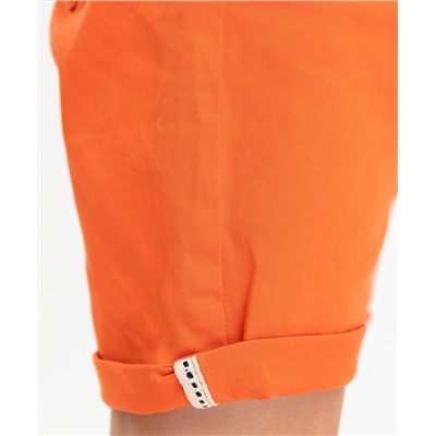 Оранжевые твиловые шорты