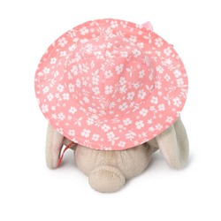 Мягкая игрушка "Зайка Ми в розовой панаме" (малыш) (15 см)