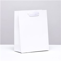 Пакет ламинированный «Белый», S 12 × 15 × 5,5 см