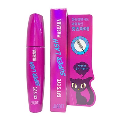 CAT`S EYE SUPER LASH MASCARA Тушь подкручивающая ресницы (красная)