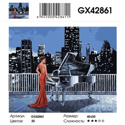 Картина по номерам на подрамнике GX42861
