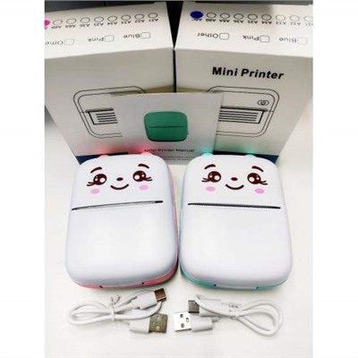 Детская портативная Мини-Камера Принтер Mini Printer Manuai мгновенная печать оптом