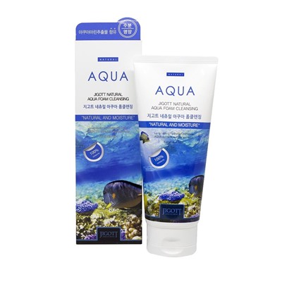 Natural Aqua Foam Cleansing 180 ml Очищающая увлажняющая пенка