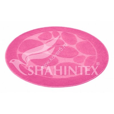 Коврик для ванной SHAHINTEX РР 90*90 розовый 64 круг