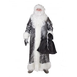 Карнавальный костюм Дед Мороз жаккардовый черный