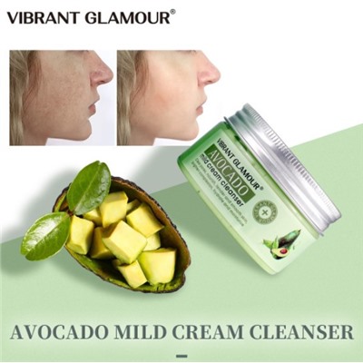 VIBRANT GLAMOUR Очищающий крем для лица с экстрактом авокадо VG-MB024 100 г
