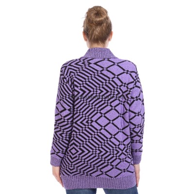 Пуловер ПБ27-05 Размер |54-58| "Геометрия"
