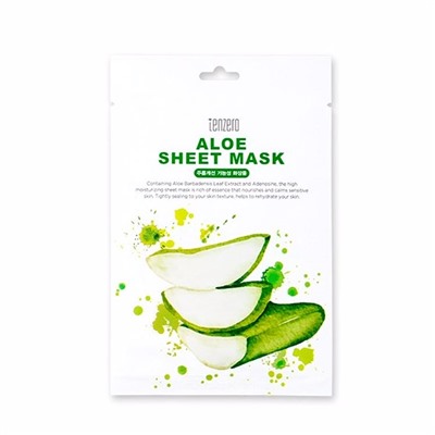 Тканевая маска для лица Tenzero Aloe Sheet Mask