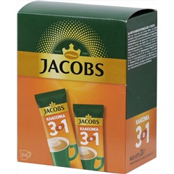 Jacobs. 3 в 1. Классик 288 гр. карт.пачка, 24 пак.