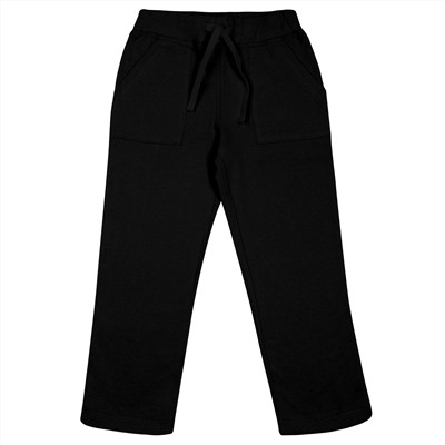 Черные брюки из футера 2-3