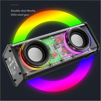 Беспроводная светомузыкальная колонка V8 RGB BT5.3 dual 10W speaker оптом