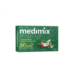 MEDIMIX Ayurvedic soap with Natural Oils (Аюрведическое мыло Медимикс 18 трав), 125 г.