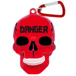 Брелок для ключей в виде черепа "Danger"