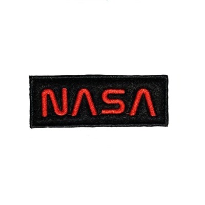 Нашивка на липучке Nasa, 9х4 см