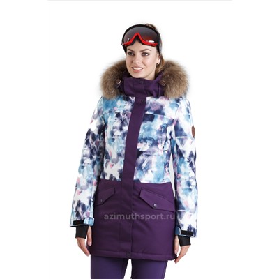 Женская куртка-парка Azimuth B 8488_130 Баклажан
