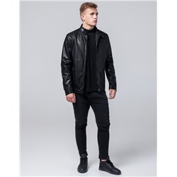 Черная куртка Braggart "Youth" брендовая молодежная модель 2193