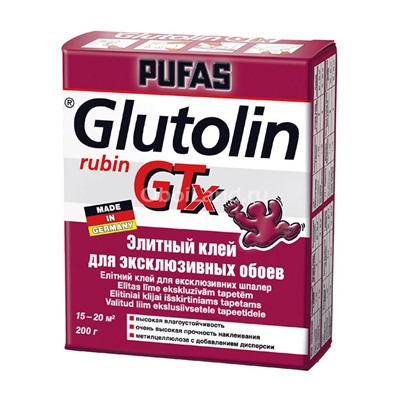 Обойный клей Glutolin GTx Rubin Элитный