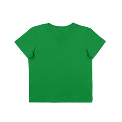 Зеленая футболка прямого кроя 2-3