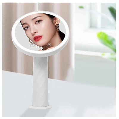 Зеркало на подставке круглое с подсветкой Multifunctional Desktop Makeup Mirror