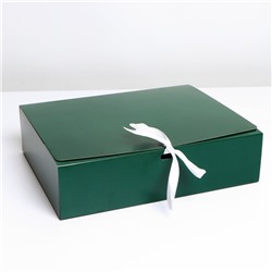 Коробка складная «Изумрудная», 31 х 24.5 х 8 см
