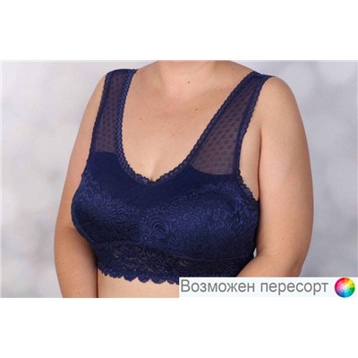 арт. 1249324 Бюстгальтер-топ женский (one size 48-54)