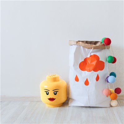 Эко-мешок для игрушек из крафт бумаги Rain