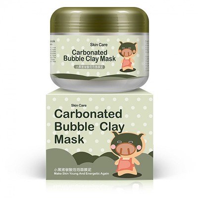 Кислородная маска для лица BioAqua Carbonated Bubble Clay Mask 100g