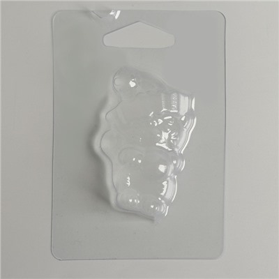 Пластиковая форма для мыла «Котик в колпачке»