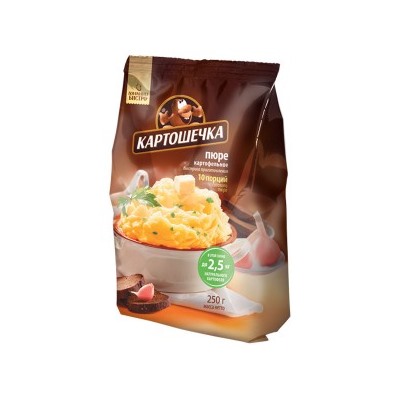 Пюре картофельное КАРТОШЕЧКА 250г в пакете