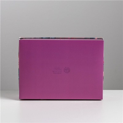 Коробка складная «Фламинго»,  21 × 15 × 7 см