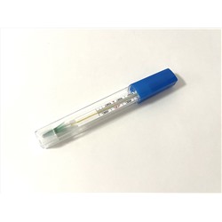 Термометр ртутный "КАПСУЛА" (медицинский, стекло, с защитным покрытием) оптом или мелким оптом
