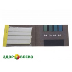 Лакмусовая бумага (pH тест) 80 полосок от 7.6 до 8.5 pH Артикул: 2668