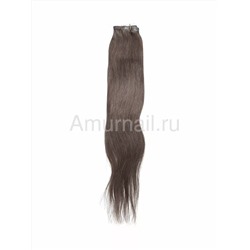 Натуральные волосы на липкой ленте №9 Светло-Коричневый (5*30 см) 55 см