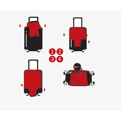 Чехол для чемодана DERBIA-002(1)