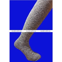 2 ПАРЫ - Гольфы женские теплые шерстяные высокие арт. 4А51