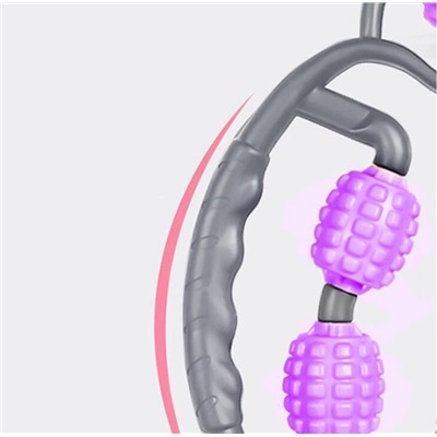 U-образный массажёр для расслабления мышц, 5 роликов