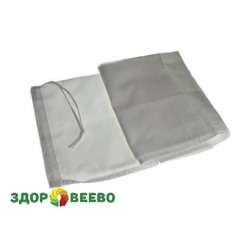 Мешок лавсановый со шнурком прямоугольный 48х80 для фильтрации молока ( плотность 125 г/м.кв.) Артикул: 1663