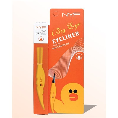 Водостойкая подводка фломастер для глаз NYF Big Eye Eyeliner Smooth Waterproof Утка