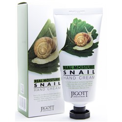 REAL MOISTURE HAND CREAM snail 100 ml Крем для рук увлажняющий омолаживающий с экстрактом