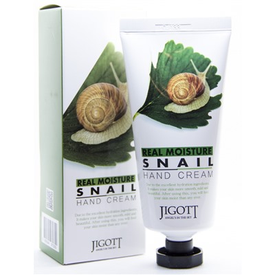 REAL MOISTURE HAND CREAM snail 100 ml Крем для рук увлажняющий омолаживающий с экстрактом