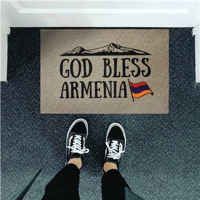 Коврик God bless Armenia