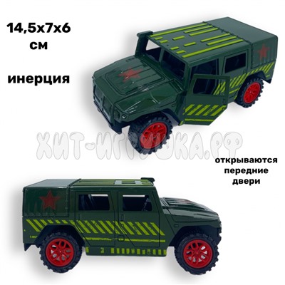 Машинка (пластик, инерция) Военная J0099M-8, J0099M-8