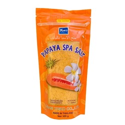 Солевой скраб с экстрактом Папайи Yoko Argussy, Papaya Spa Salt - 300 гр.