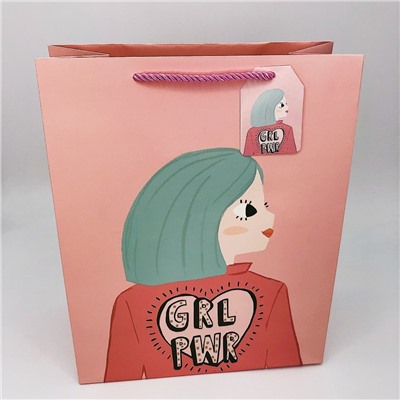 Подарочный пакет(M) "Girl"