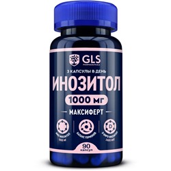 Инозитол «Максиферт» 1000 мг, витамины для женщин, 90 капсул