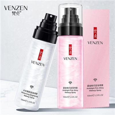 Спрей с эффектом подсвечивания и сияния кожи VENZEN (Veze) Moisturizing Brightening Makeup Spray, 100 мл.