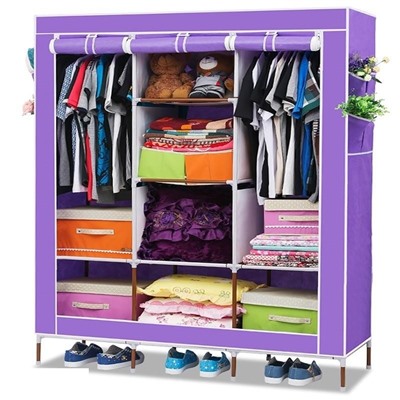 Складной каркасный тканевый шкаф Storage Wardrobe