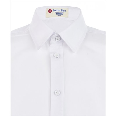 Белая приталенная рубашка