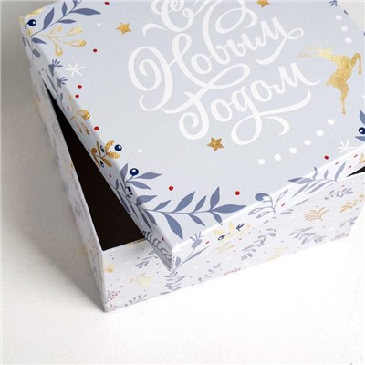 Набор подарочных коробок 6 в 1 «Нежность», 10 × 10 × 6 - 20 × 20 × 11 см