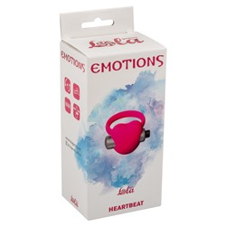 Эрекционное виброколечко Emotions Heartbeat pink 4006-01Lola